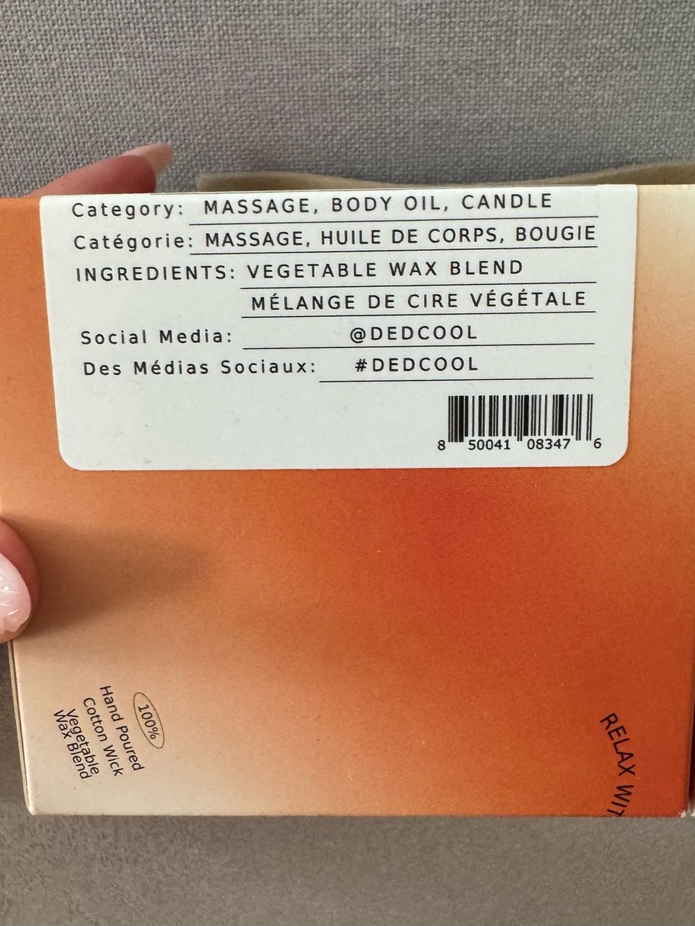 DedCool massage candle - Picture 4 of 5
